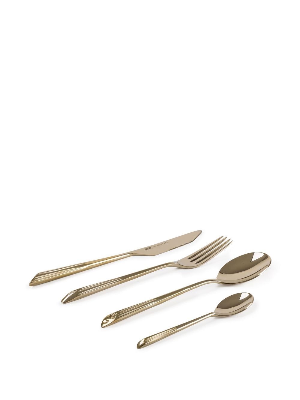 Seletti Vierteiliges Cosmic Diner Quasar Besteck-Set - Gold von Seletti