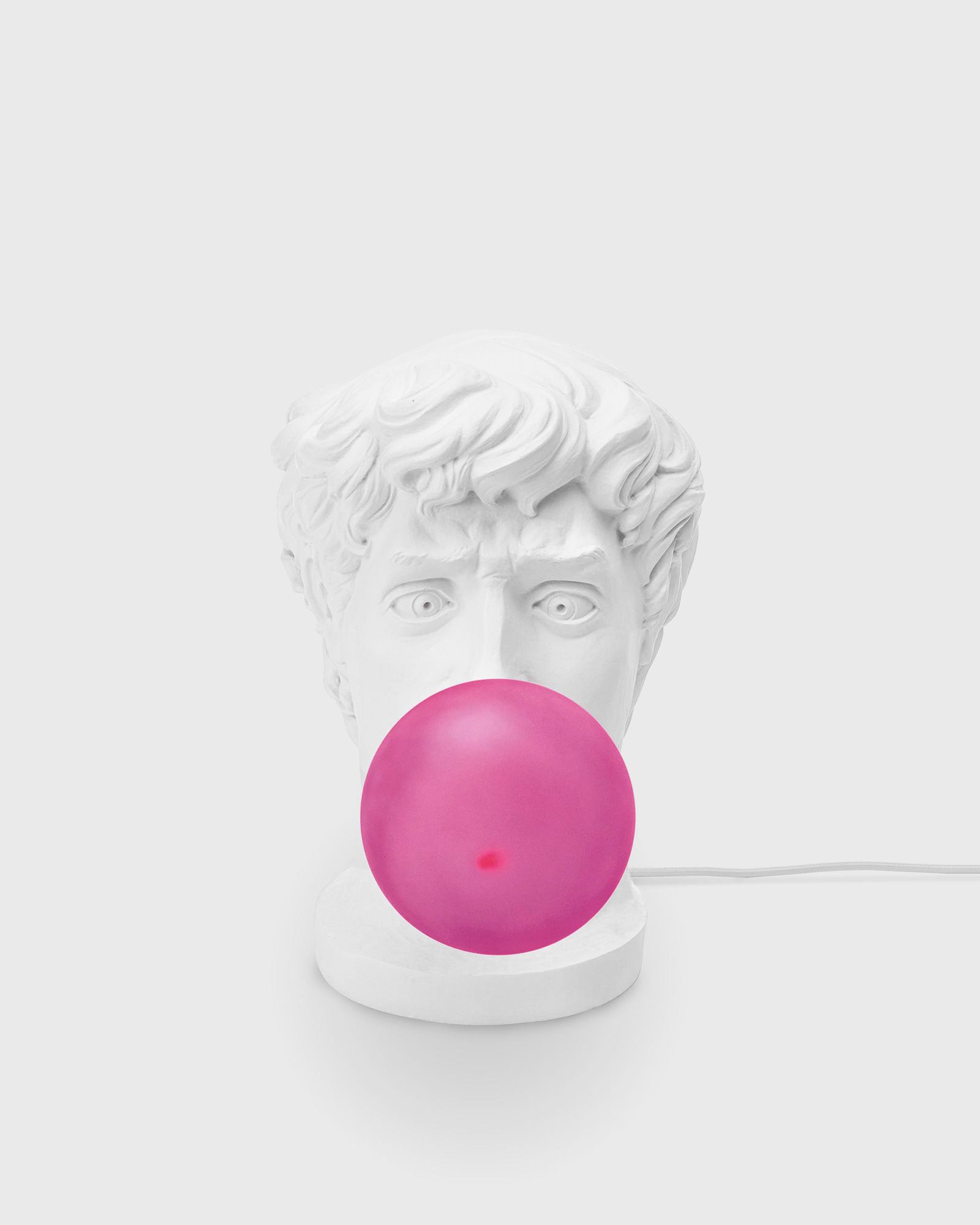 Seletti WONDER TIMES RESIN LAMP - EU PLUG men Lighting pink|white in Größe:ONE SIZE von Seletti