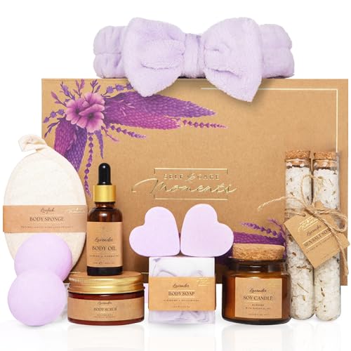 Self Care Moments Luxuriöses Verwöhnkorb-Badeset Geschenke für Sie mit Lavendel – 12 Geburtstagsverwöhngeschenke für Frauen – Spa-Sets für Mama – Entspannungsgeschenke für Frauen – Einzigartiges Self Care Moments Luxuriöses Verwöhnkorb-Badeset Geschenke für Sie mit Lavendel – 12 Geburtstagsverwöhngeschenke für Frauen – Spa-Sets für Mama – Entspannungsgeschenke für Frauen – Einzigartiges von Self Care Moments