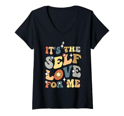 Damen Selbstliebe für Mich inspiriert Selbstvertrauen Self Care Days Lovers T-Shirt mit V-Ausschnitt Damen Selbstliebe für Mich inspiriert Selbstvertrauen Self Care Days Lovers T-Shirt mit V-Ausschnitt von Self Love Vibes for Empowered Women Everyday