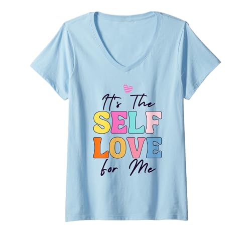 Damen Selbstliebe für Mich inspiriert Selbstvertrauen Self Care Days Lovers T-Shirt mit V-Ausschnitt Damen Selbstliebe für Mich inspiriert Selbstvertrauen Self Care Days Lovers T-Shirt mit V-Ausschnitt von Self Love Vibes for Empowered Women Everyday