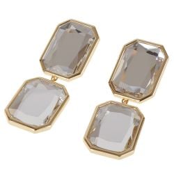 Elegante Metallische Ohrringe Mit Goldbeschichtung Von Self-portrait von Self Portrait