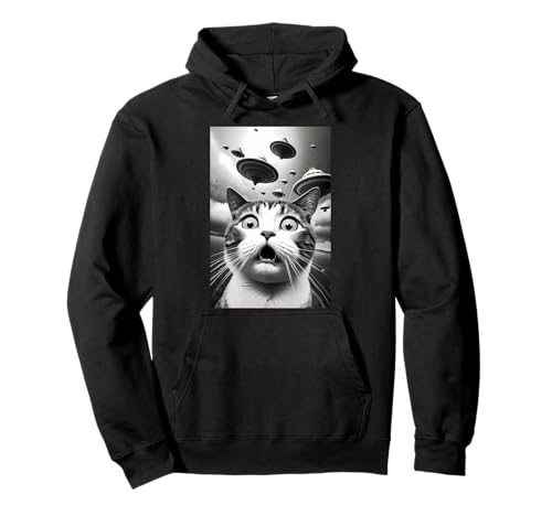Selfie Katze UFO Katzenhemden für Herren Katzenhemden für Damen Pullover Hoodie Selfie Katze UFO Katzenhemden für Herren Katzenhemden für Damen Pullover Hoodie von Selfie Cat UFO Cat Shirts for Men and Women