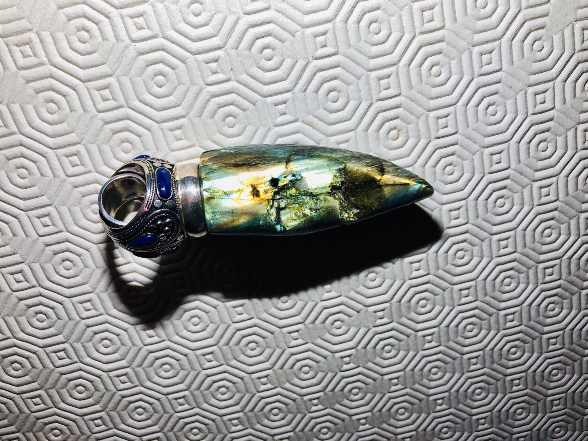 Labradorit Und Silber Pendanty Labradorit Und Silber Pendanty von SelfishGold