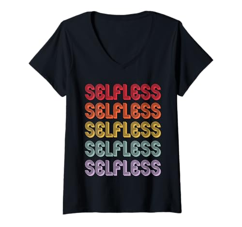 Damen Selbstlos T-Shirt mit V-Ausschnitt von Selfless Apparel