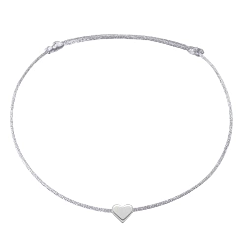 Selfmade Jewelry Fußkettchen Damen Silber Herz Größenverstellbares Fußband mit Herzchen Handgemacht Inkl. Geschenk-Verpackung Selfmade Jewelry Fußkettchen Damen Silber Herz Größenverstellbares Fußband mit Herzchen Handgemacht Inkl. Geschenk-Verpackung von Selfmade Jewelry
