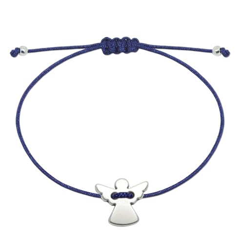 Selfmade Jewelry Schutzengel Armband Mädchen in Silber - Kommunion Geschenk Konfirmation Größenverstellbares Armkettchen für Mädchen & Frauen Inkl. Geschenkverpackung von Selfmade Jewelry