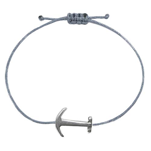 Selfmade Jewelry Armband Damen Anker Silber Größenverstellbares Makramee Armbändchen Handgemacht Inkl. Geschenk-Verpackung Selfmade Jewelry Armband Damen Anker Silber Größenverstellbares Makramee Armbändchen Handgemacht Inkl. Geschenk-Verpackung von Selfmade Jewelry