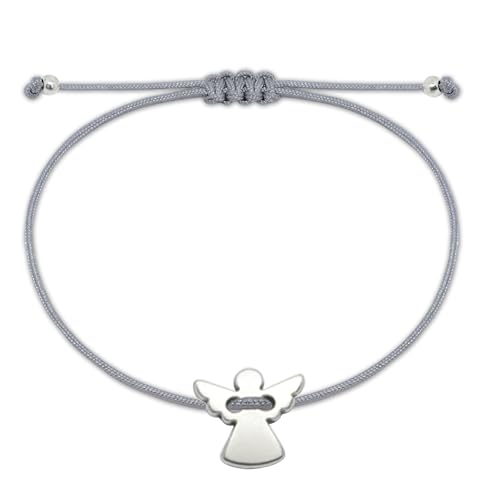 Selfmade Jewelry Schutzengel Armband Mädchen in Silber - Schultüte Geschenk Schulanfang Einschulung Größenverstellbares Armkettchen für Mädchen & Frauen Inkl. Geschenkverpackung von Selfmade Jewelry