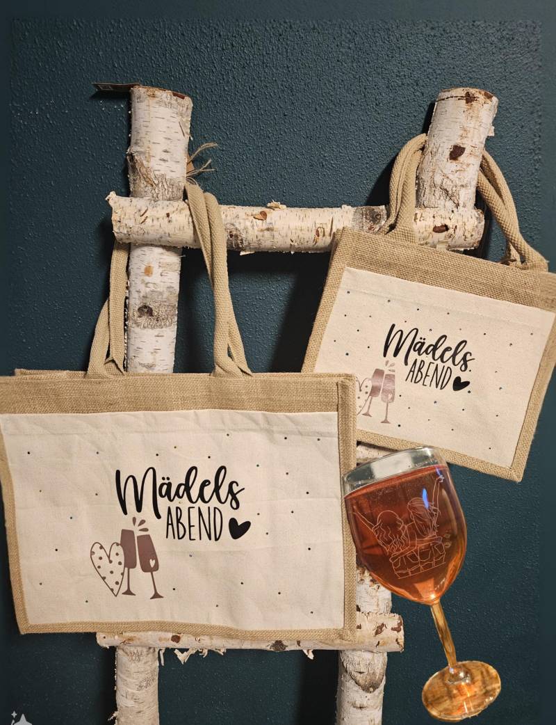 Mädelsabend Tasche Set Personalisiert von SelfmadeLovingShop
