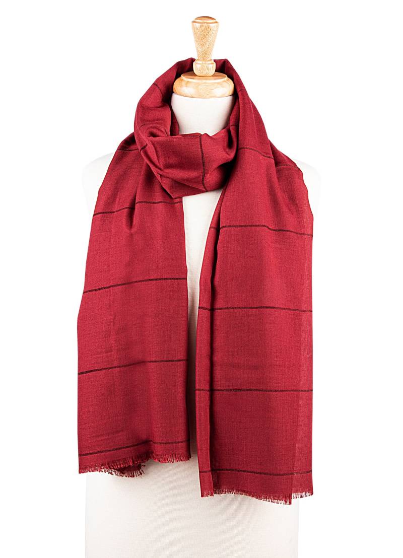 Schal Aus Reiner Baumwolle Mit Horizontaler Linie, Weicher Saisonaler Wrap Schal Aus Reiner Baumwolle Mit Horizontaler Linie, Weicher Saisonaler Wrap von SeliniAccessories