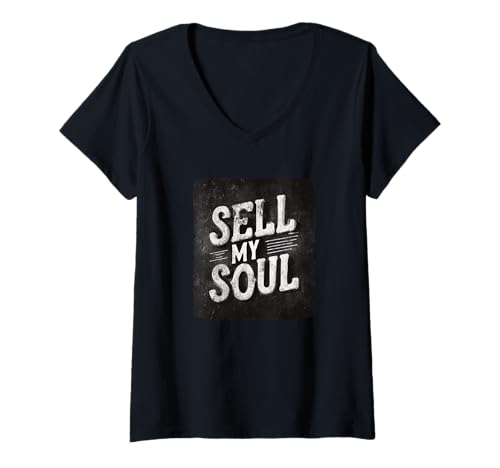 Damen Tolle Rede von Sell My Soul T-Shirt mit V-Ausschnitt von Sell my Soul Outfit