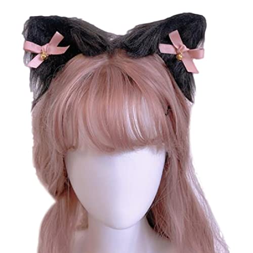 Choker für Mädchen, Haarstyling, Festival, Schleife, großes Design, Metall-Haarspangen für Braut, schwarz, rosa, Halsband, halslos, für Mädchen, Halsreif für Teenager, Mädchen von Selma.