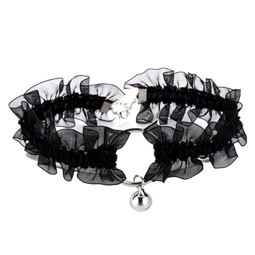 Punk-Choker-Anhänger, Stretch, Gothic-Tattoo-Halsband, Halskette mit Glöckchen, süße süße Halskette, Geschenk für Frauen und Mädchen von Selma.