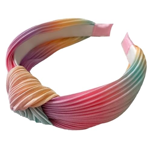 Sweet Hair Accessories Women Washing Face Hairband Elegant Headbands with Tie-dyed Style Decor Gentle Style Hair Hoop color matching hair hoops for women multi color hair hoops for women soft hair for von Selma.