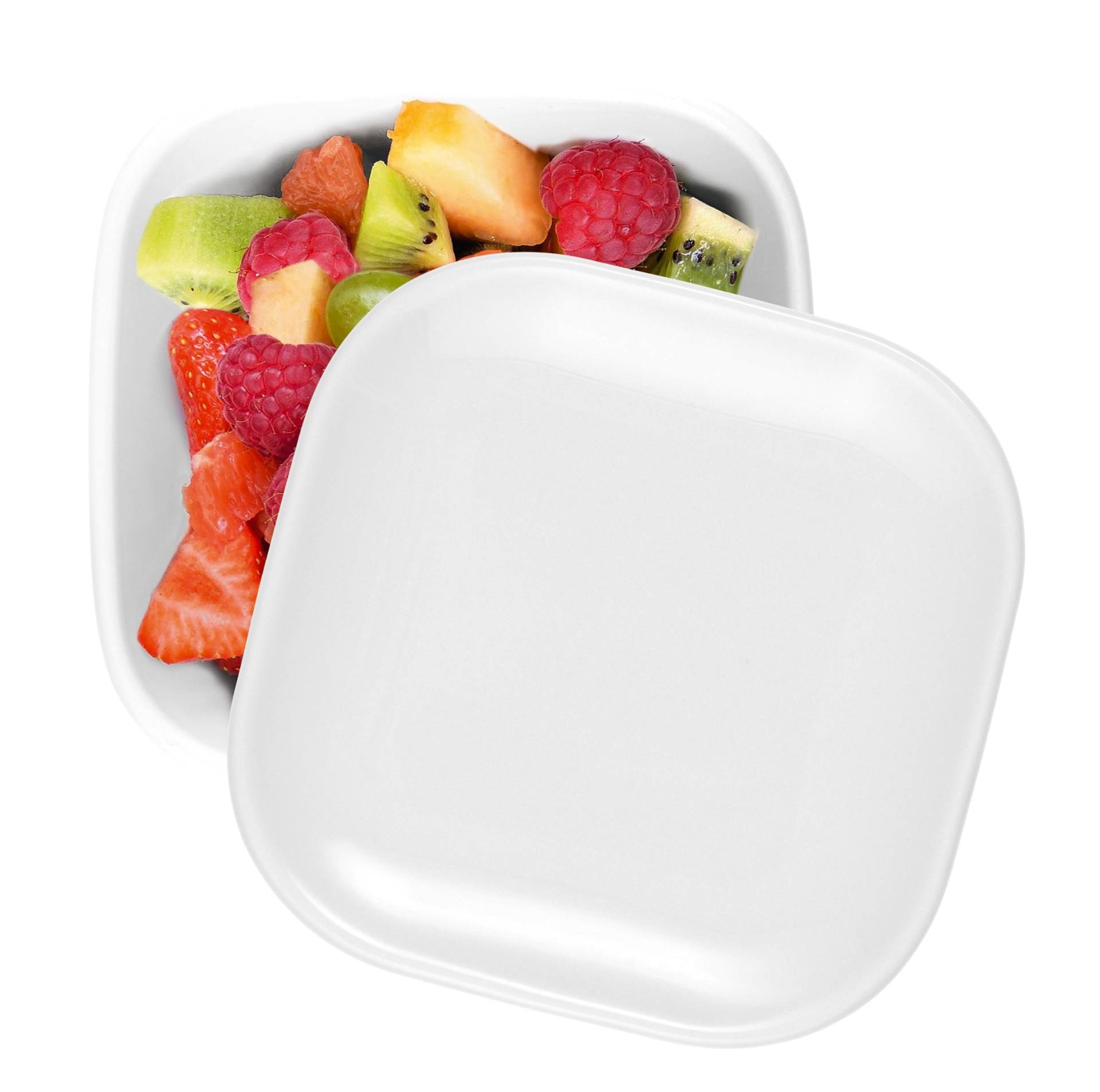 Seltmann Weiden Backform "No Limits, Servierschale mit Deckel 12 x 12 cm, Set 4-tlg." aus Porzellan, hitzebeständig, Backofenfest von Seltmann Weiden