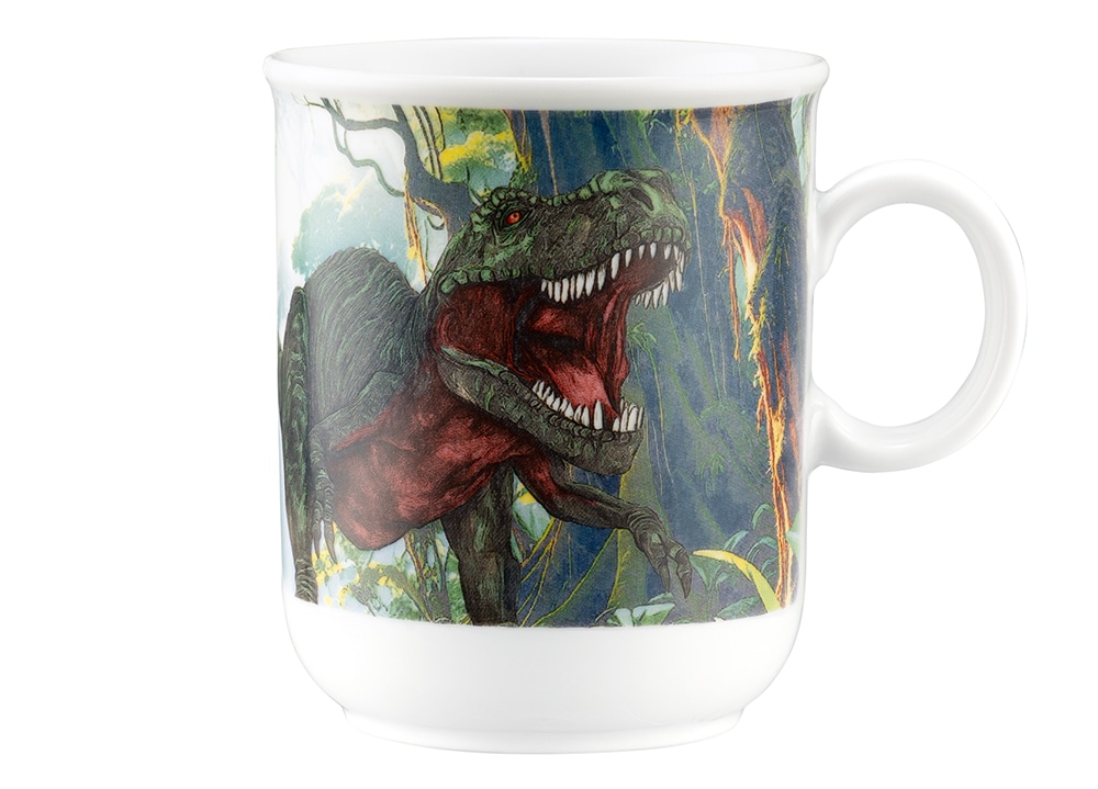 Seltmann Weiden Becher "Becher mit Henkel 0,25 l" Becher mit Dino - Design von Seltmann Weiden