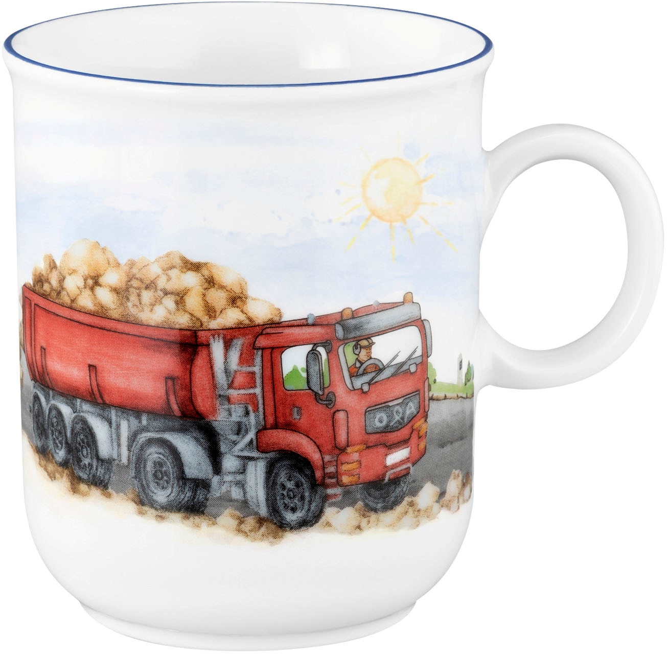 Seltmann Weiden Becher "Compact, Auf der Baustelle" Becher mit Henkel 0,25 l von Seltmann Weiden