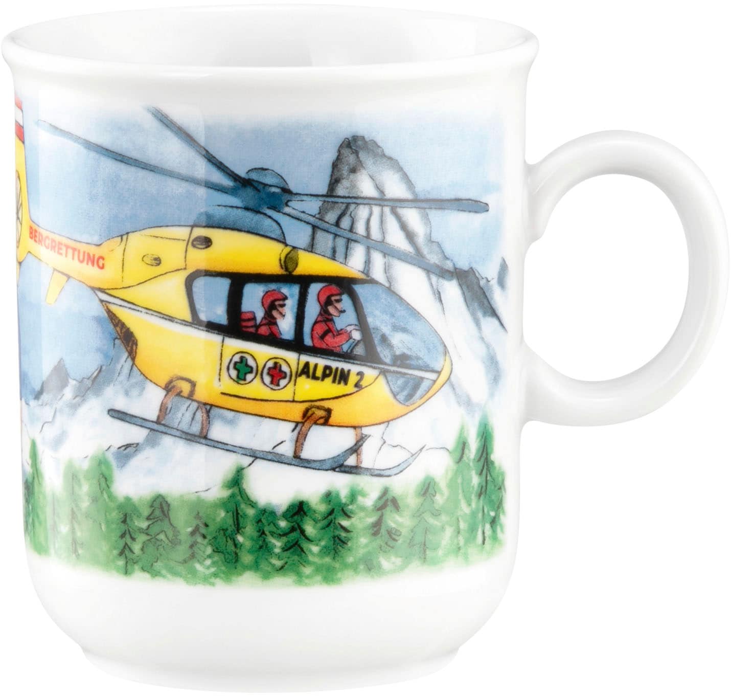 Seltmann Weiden Becher "Compact, Blaulicht" Becher mit Henkel 0,25 l von Seltmann Weiden