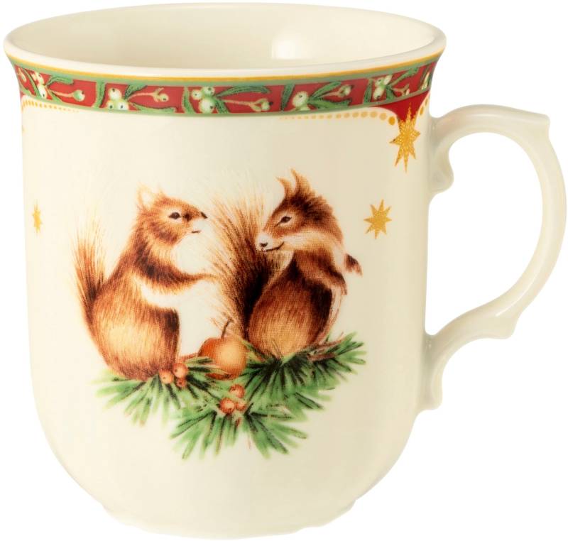 Seltmann Weiden Becher "Marieluise - Weihnachtsnostalgie" Becher mit Henkel 0,27 l von Seltmann Weiden