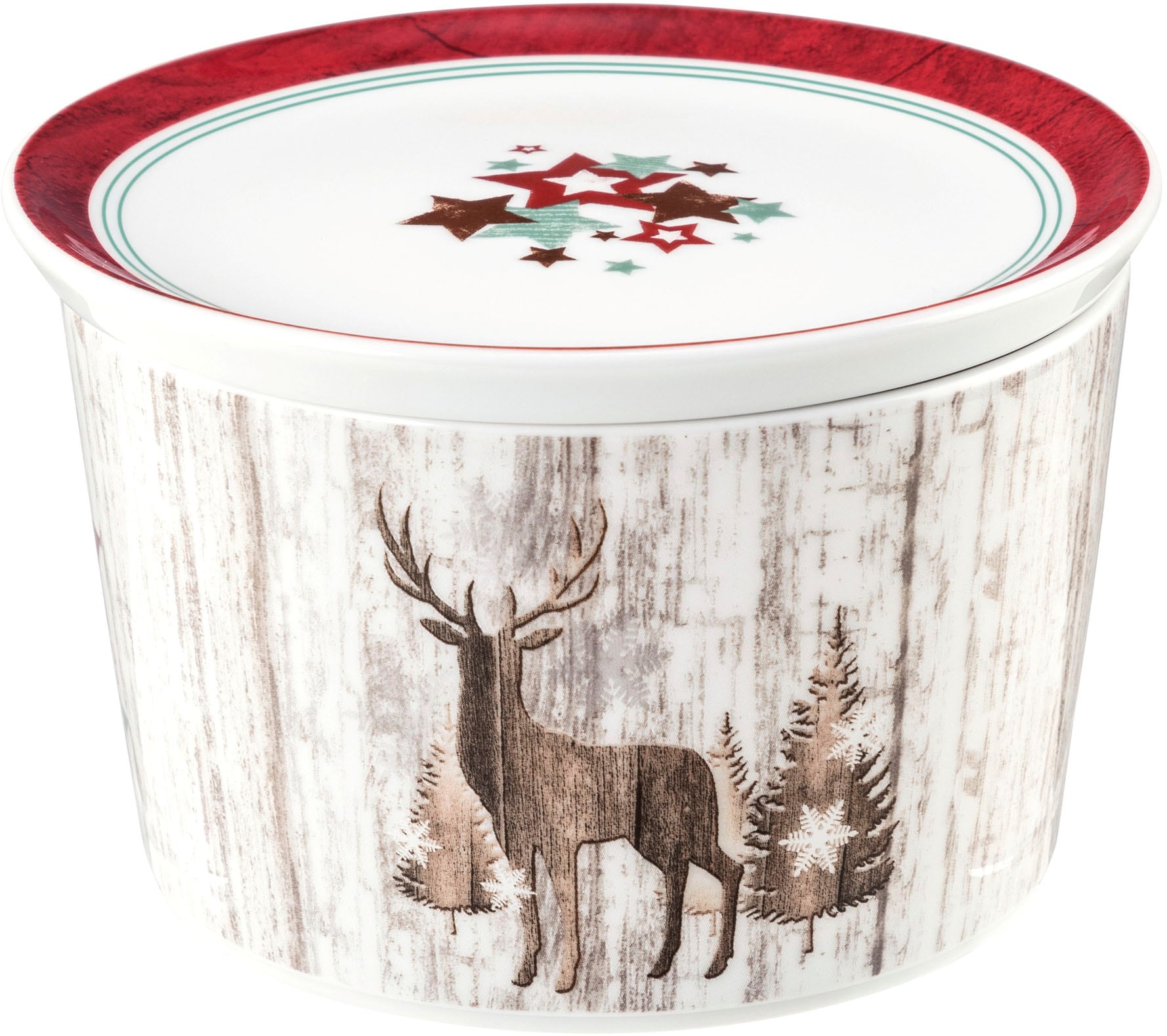 Seltmann Weiden Gebäckschale "Life Christmas, Schale, Gebäckdose" 2 tlg. aus Porzellan von Seltmann Weiden