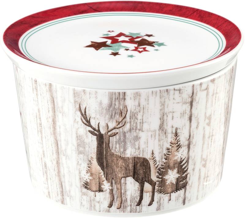 Seltmann Weiden Gebäckschale "Life Christmas, Schale, Gebäckdose" 2 tlg. aus Porzellan von Seltmann Weiden