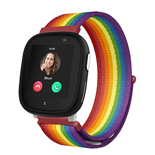 Seltureone Nylon-Armband für Kinder, kompatibel für Xplora X6 Play, Bequemer, Atmungsaktiver, Wasserdichte Riemen für Kinder, Einfach zu Tragen - Farbe von Seltureone