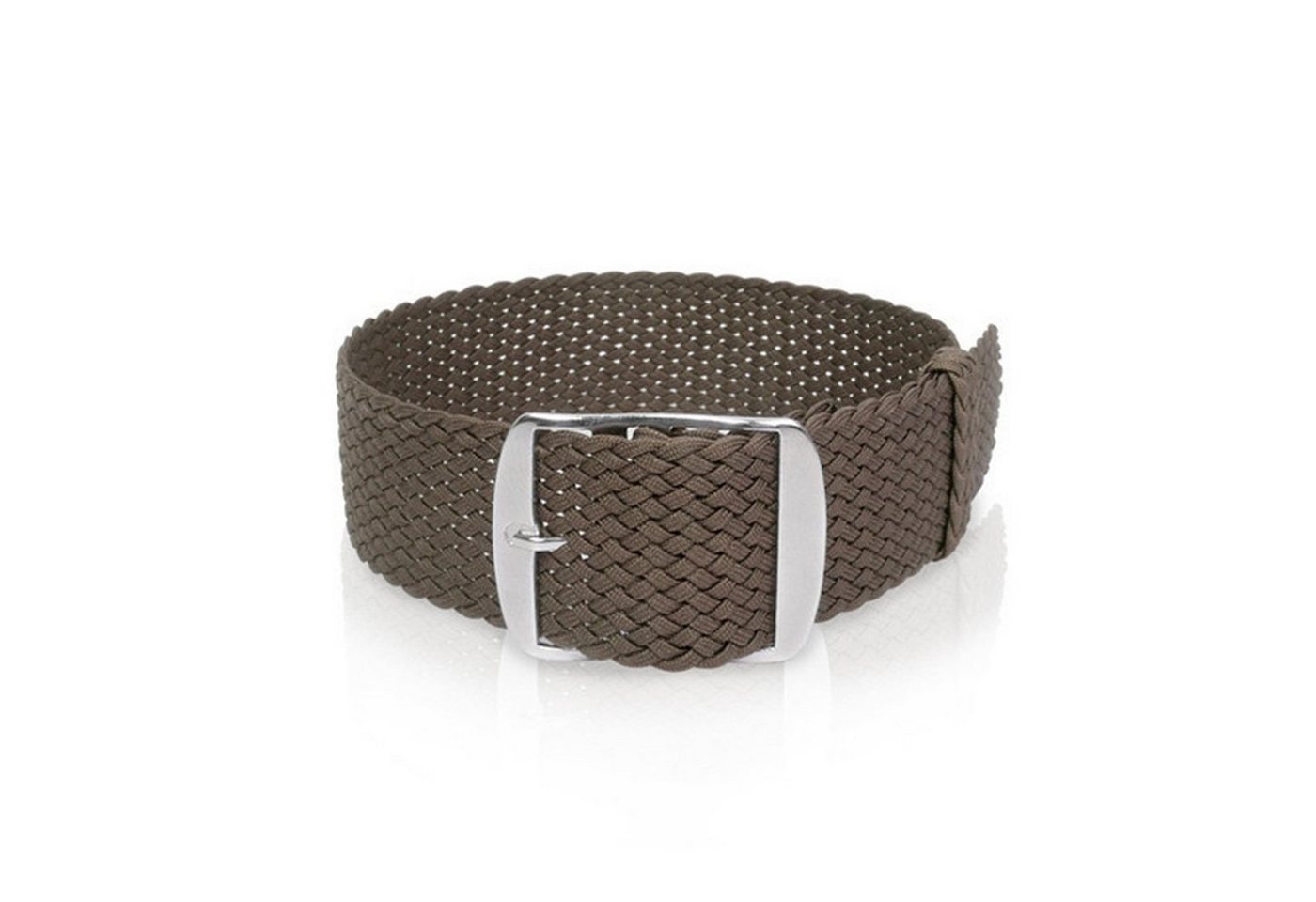 Selva Technik Uhrenarmband Perlonband hell-braun, 20mm von Selva Technik