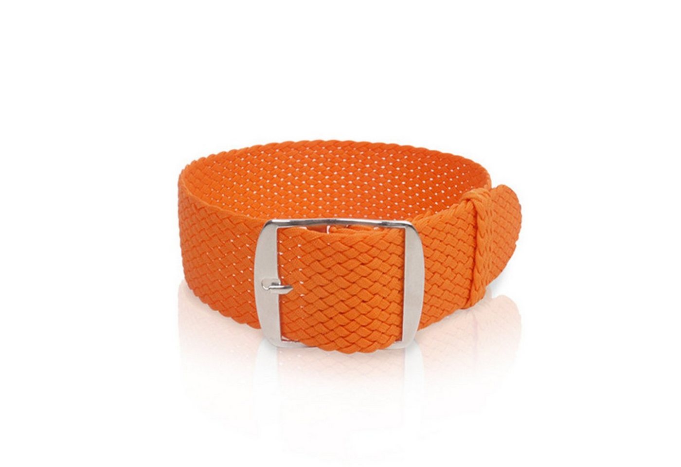 Selva Technik Uhrenarmband Perlonband orange, 18mm von Selva Technik