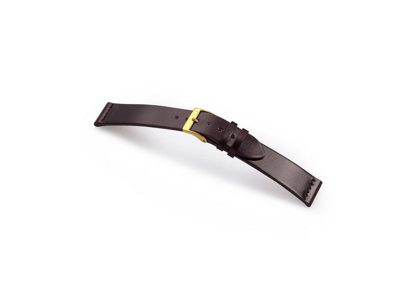 Selva Technik Uhrenarmband Uhrenarmband EPPENDORF (Shell Cordovan), goldene Schließe von Selva Technik