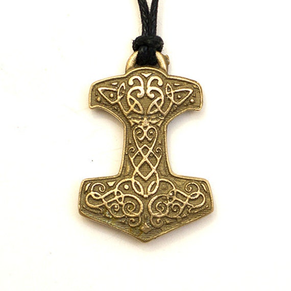 Anhänger Aus Bronze Amulett Halskette Hammer Von Thor Anhänger Aus Bronze Amulett Halskette Hammer Von Thor von SemanticGifts
