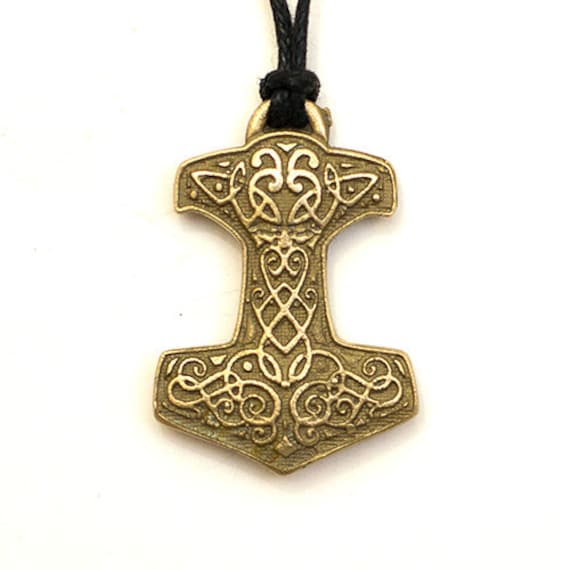 Anhänger Aus Bronze Amulett Halskette Hammer Von Thor Anhänger Aus Bronze Amulett Halskette Hammer Von Thor von SemanticGifts