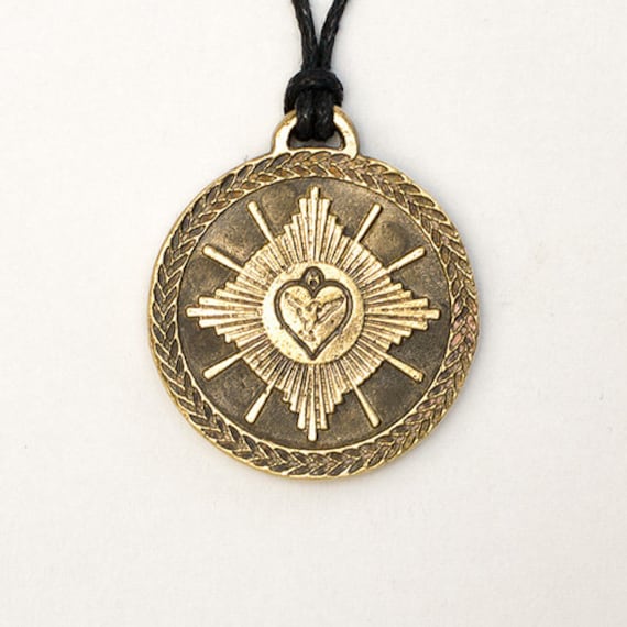 Kette Des Glaubens, Hoffnung Und Liebe, Amulett Glücks, Bronse Anhänger Kette Des Glaubens, Hoffnung Und Liebe, Amulett Glücks, Bronse Anhänger von SemanticGifts