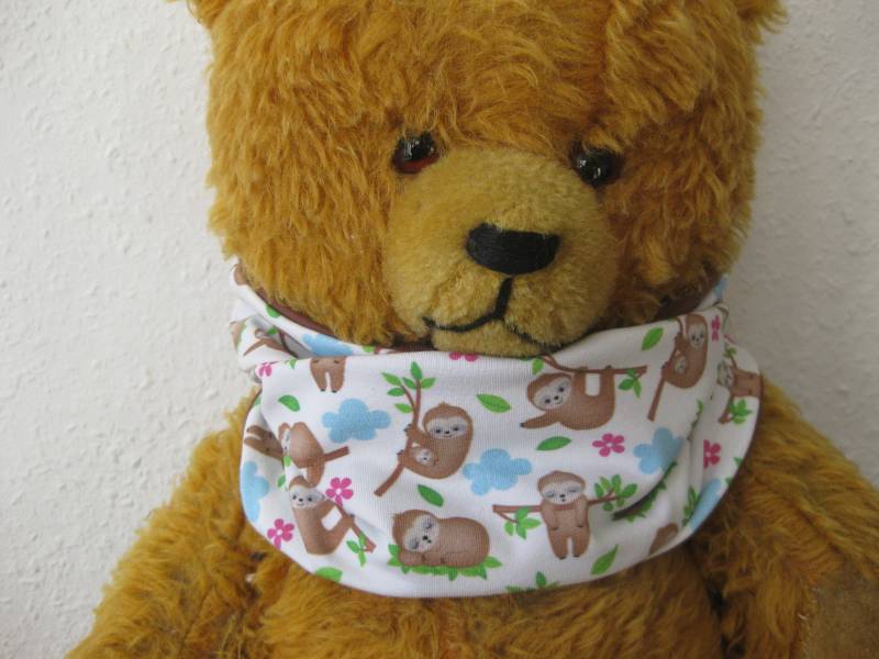 Bio Halssocke Faultier, Herbst, Kinder & Baby, Loop, Wunschgröße von Sembini