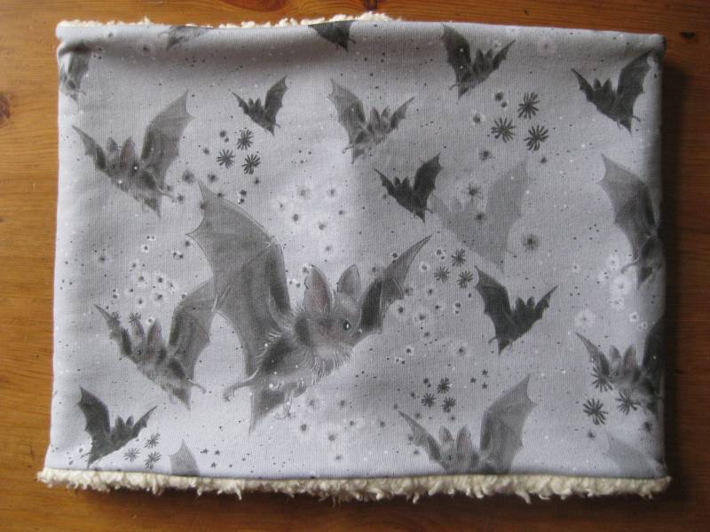 Bio Halssocke Fledermaus, Winter, Plüsch Futter, Kinder & Baby, Loop, Schal, Wunschgröße von Sembini