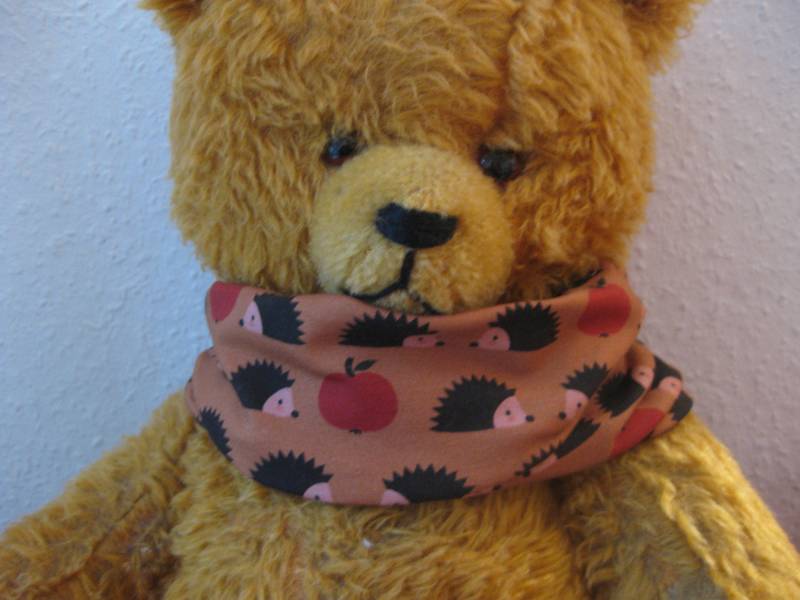 Bio Halssocke Igel Zimt, Herbst, Kinder & Baby, Loop, Wunschgröße von Sembini