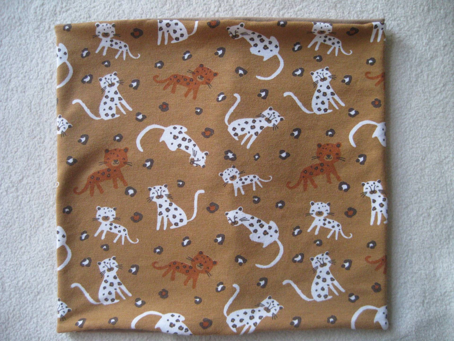 Bio Halssocke Leoparden, Winter, Plüsch Futter, Kinder & Baby, Loop, Schal, Wunschgröße von Sembini