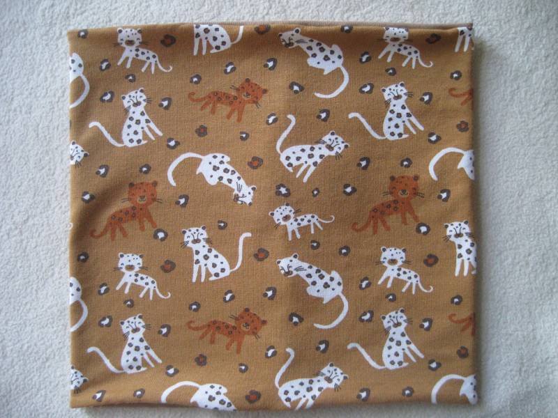 Bio Halssocke Leoparden, Winter, Plüsch Futter, Kinder & Baby, Loop, Schal, Wunschgröße von Sembini