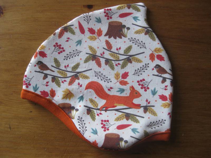 Bio Mütze Eichhörnchen, Herbst, Kinder & Baby, Wunschgröße von Sembini