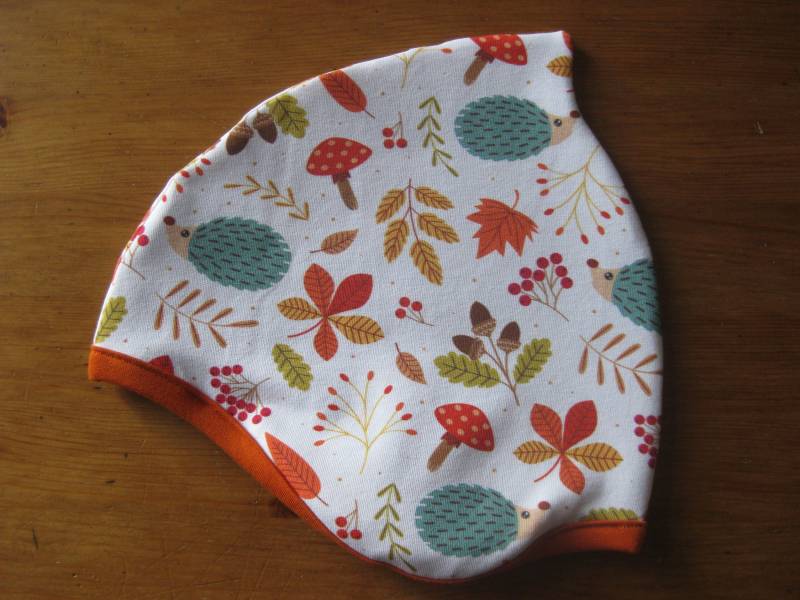 Bio Mütze Igel, Herbst, Kinder & Baby, Wunschgröße von Sembini