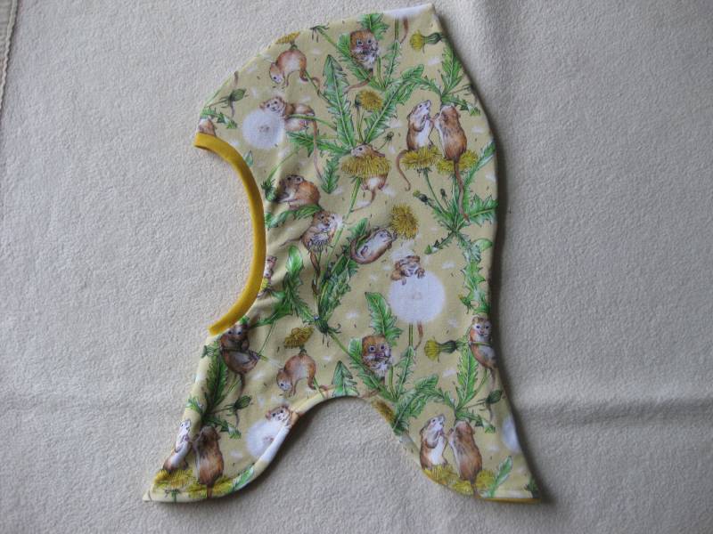 Bio Schlupfmütze Haselmaus, Herbst & Winter, Futter Auswahl, Kinder, Baby, Wunschgröße von Sembini