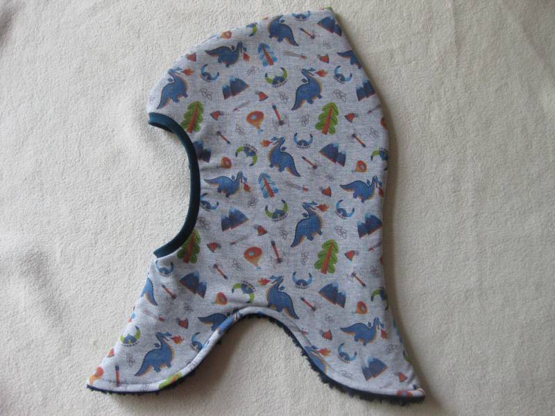 Bio Schlupfmütze Wikinger & Drachen, Herbst + Winter, Futter Auswahl, Kinder, Baby, Wunschgröße von Sembini