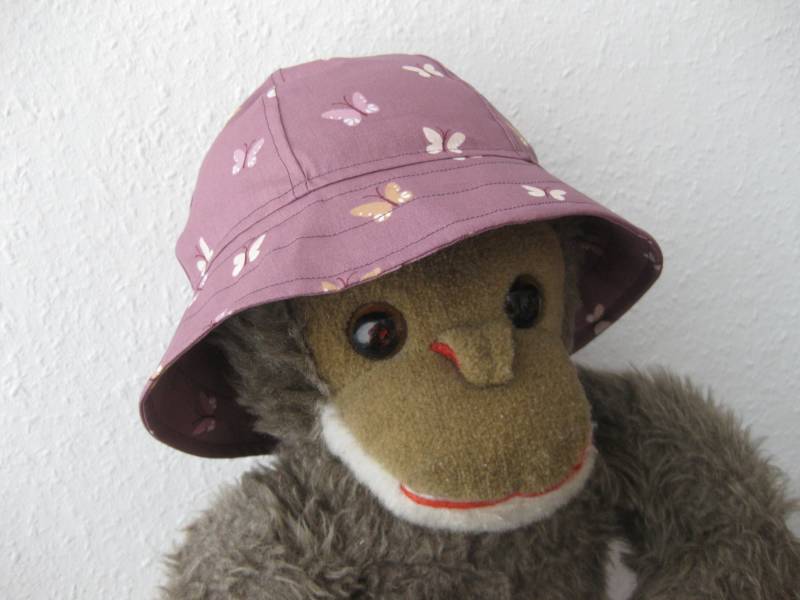 Bio Sonnenhut Schmetterlinge, Kinder & Baby, Sommer, Hut, Wunschgröße von Sembini