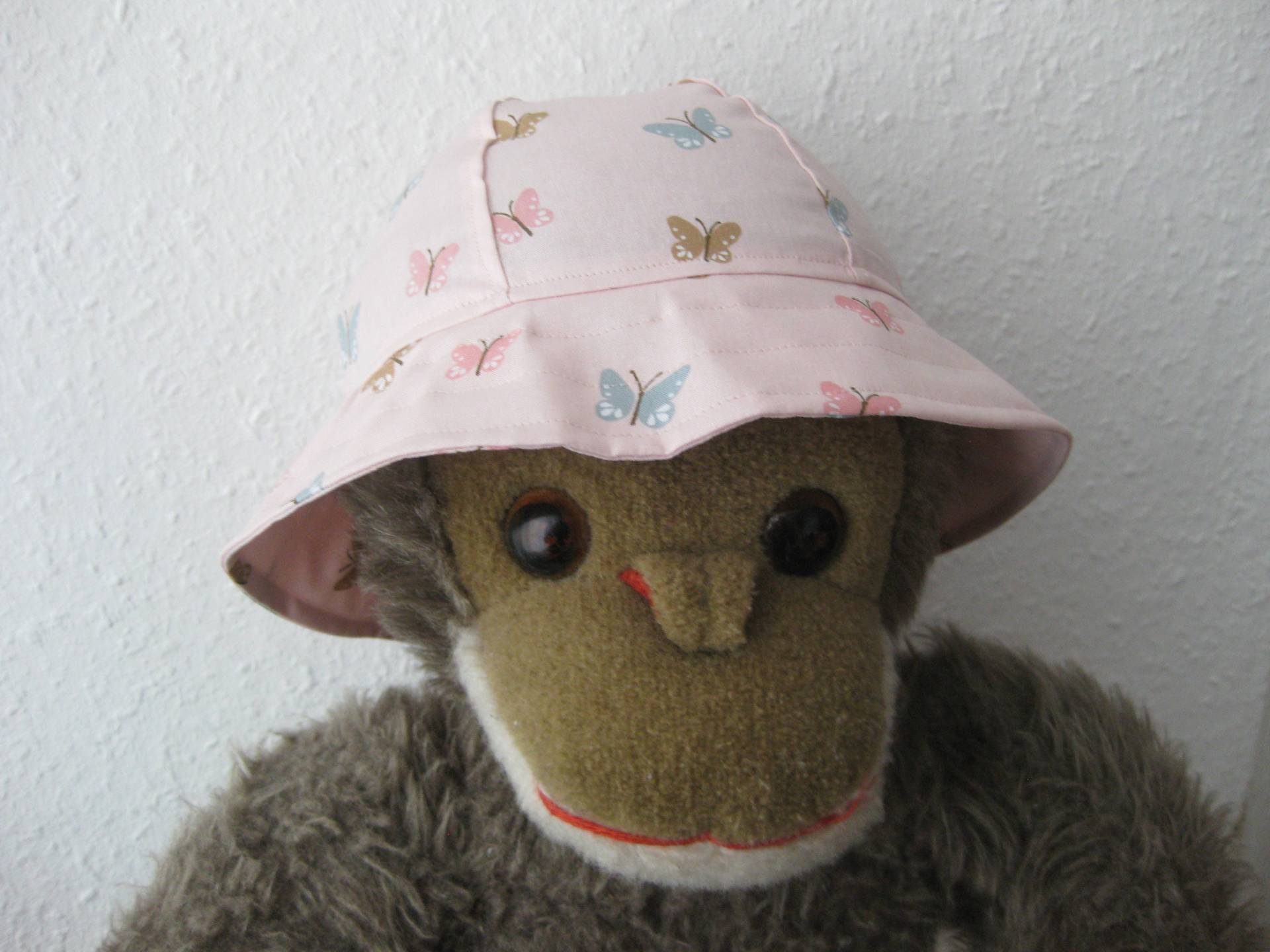 Bio Sonnenhut Schmetterlinge Rosa, Kinder & Baby, Sommer, Hut, Wunschgröße von Sembini