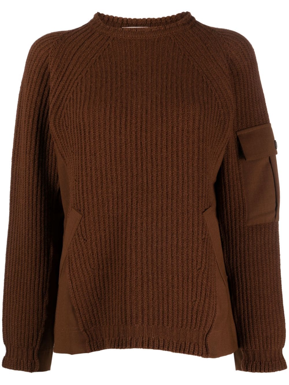 Semicouture Gerippter Pullover - Braun von Semicouture