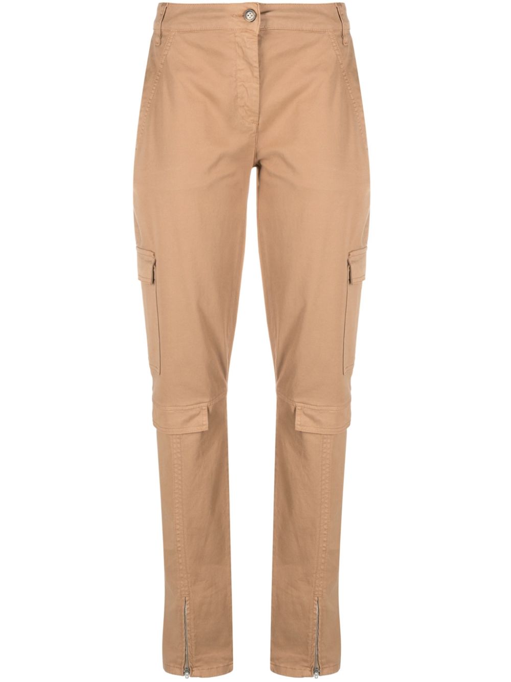 Semicouture Tapered-Hose mit Knöpfen - Nude von Semicouture