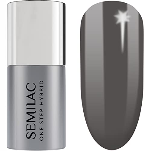 S195 Semilac One Step Hybrid Nagellack 3in1 Eternal Stone Grey 5 ml Innovative UV LED Colour Nail Polish S195 Semilac One Step Hybrid Nagellack 3in1 Eternal Stone Grey 5 ml Innovative UV LED Colour Nail Polish von Semilac