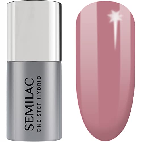 Semilac One Step Hybrid 3in1 S201 Earth Pink UV Nail Polish 5 ml von Semilac