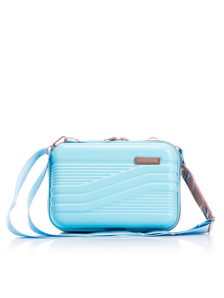 Semiline Handtasche Semi Line Henkeltasche T5811-1 Himmelblau von Semiline