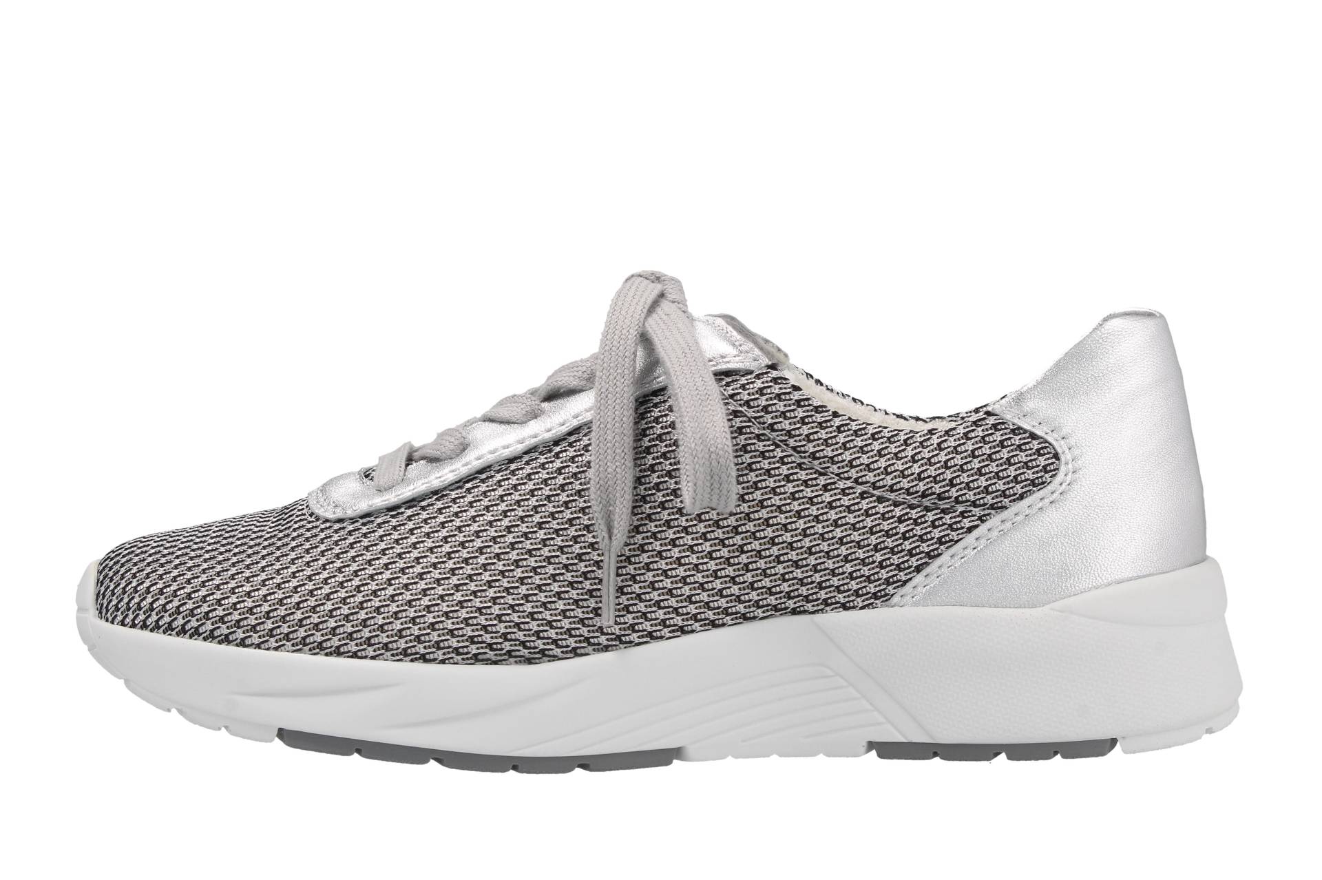 STRICK/M-NAPPA SCHW./WEISS.-SILBER von Semler